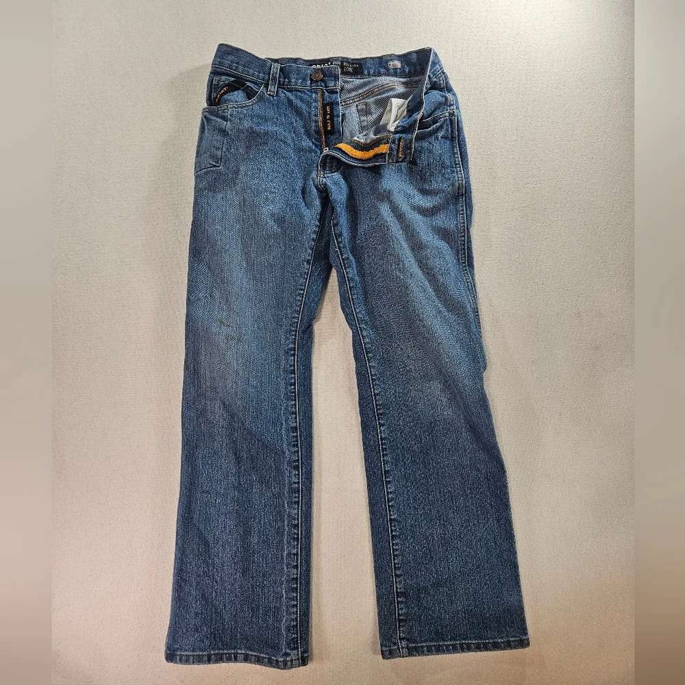 Ariat Rebar M4 Relaxed Boot 30x32 Work Jeans - Picture 6 of 14